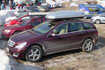 Mercedes R-Klasse am Pradel-Parkplatz, 21.3.14