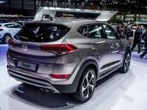 Hyundai Tucson (ix35 Nachvolgemodell) gesehen auf dem Autosalon Genf 2015 März