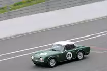 TRIUMPH TR4, Fahrer P.Vermast beim  Spa Summer Classic 15.juni  2013 1. Renne der CSCC Swinging Sixties