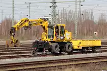 Atlas Zweiwege Bagger in Duisburg-Bissingheim 26.3.2015