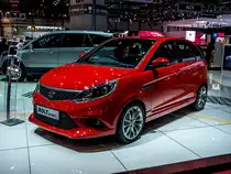 Tata Bolt Sport mit einem 1.2 120Ps Turbomotor. Autosalon Genf, März 2015