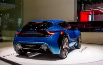 Nanoflowcell Quantino. Foto: Autosalon Genf 2015 März.