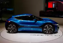 Nanoflowcell Quantino. Foto: Autosalon Genf 2015 März.