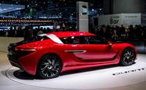 Nanoflowcell Quant (Rückansicht). Foto: Autosalon Genf 2015 März