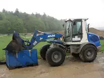 Atlas 80 auf einer Baustelle an der B51 am 09.05.2010