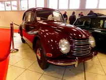 DKW Meisterklasse, 22 PS, 700 ccm, Bj. 1951, gesehen auf der Technorama 2015 in Kassel, März 2015