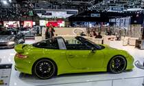 Techart Porsche 911 Targa (991 Series), fotografiert auf dem Autosalon genf 2015