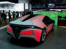 EDAG light Cocoon Concept (Rückansicht) auf dem Autosalon Genf 2015.