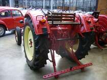 Heckansicht eines Porsche Diesel Super Export 329. Classic Remise Düsseldorf am 03.04.2015.