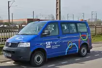 . VW T5 des SR Fernsehen aufgenommen am 03.04.2015.