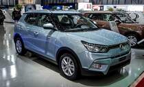 SsangYong Tivoli auf dem Autosalon Genf, März 2015.