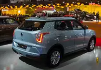 SsangYong Tivoli auf dem Autosalon Genf, März 2015.