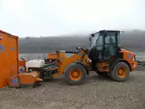 Caterpillar 908H bei Arbeiten an der N10 in Luxemburg (01.01.2015)