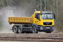 MAN LKW gesehen am Bahnhof Haltern am See 8.4.2015