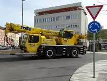 EISELE AG Liebherr Kran am 09.04.15 in Hanau