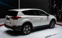 Toyota RAV4 ausgestellt auf dem genfer Autosalon 2015.