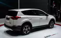 Toyota RAV4 ausgestellt auf dem genfer Autosalon 2015.