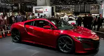 Der neue Honda NSX, gesehen auf dem Autosalon Genf 2015.