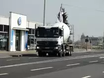 Mercedes Benz Actros Betonmischer am 10.04.15 in Mainz 