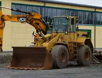 . Radlader Caterpillar gesehen am 06.04.2015.