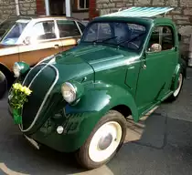 Fiat Topolino, zweisitzige Ausf�hrung mit Faltdach, Oldierama L�rrach, M�rz 2015