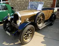 Humber 9/20 Tourer, Baujahr 1927, Vmax.70Km/h, die englische Firma begann bereits 1898 mit dem Autobau, Oldierama L�rrach, M�rz 2015