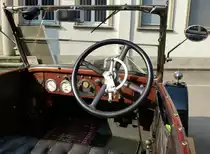 Humber 9/20 Tourer, Blick in den Innenraum, Oldierama L�rrach, M�rz 2015