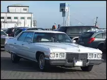 Cadillac im Stadthafen Sassnitz am 31.10.2013