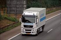 MAN TGX 26.440(?) der Niederlndischen Spedition EUROFRESH ist bei Hagen in Richtung Sden unterwegs. (21.09.2008)
