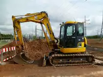 Komatsu PC 80 MR-3 in Trier-Föhren am 27.04.2014