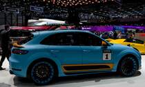 Porsche Macan Tuning von Hamann. Aufnahme: Autosalon Genf 2015