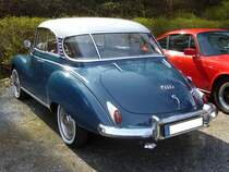 Heckansicht eines DKW Auto Union 1000 S de Luxe. 1962 - 1963. Oldtimertreffen beim  Schwarzwaldhaus  im Neandertal am 12.04.2015.