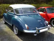 Heckansicht eines DKW Auto Union 1000 S de Luxe. 1962 - 1963. Oldtimertreffen beim  Schwarzwaldhaus  im Neandertal am 12.04.2015.