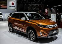 Suzuki Vitara (Modelljahr ab 2015), fotografiert auf dem genfer Autosalon 2015