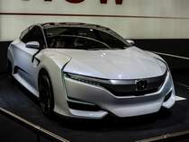 Honda Fuel Cell Vehicle wurde auf dem Autosalon Genf, März 2015 ausgestellt.