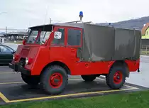 Militärfahrzeuge CH von Walter Ruetsch
MOWAG GW 3500: Der ehemalige Manschaftstransporter vom Typ MOWAG GW 3500 (1950-1963) leistete nach der Ausrangierung bei der Schweizer Armee noch gute Dienste bei einer Feuerwehr. Fotogarfiert wurde er in Dulliken am 11. April 2014.