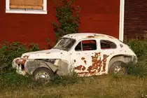  Die trostlosen Überreste eines PV. Irgendwo in Schweden 12.08.2008.