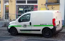 Peugeot Partner als Streifenfahrzeug für den SWSD Wachdienst in Sassnitz am 02.04.15.