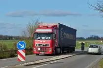 . Volvo FH Sattelzug aufgenommen am 02.04.2015.