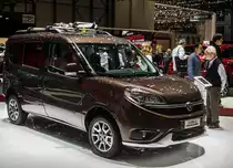 Fiat Dobló, facelift ab 2015. Foto: Autosalon Genf, März 2015.