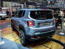 Jeep Renegade, ausgestellt auf dem genfer Autosalon 2015.