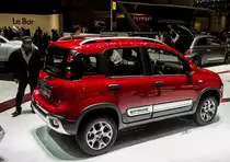 Fiat Panda 2015, ausgestellt auf dem genfer Autosalon 2015.
