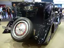 Heckansicht eines Bugatti Typ 41 Royale Coupe Napoleon. Techno Classica Essen am 18.04.2015.