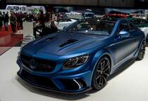 Mercedes-Benz S-Klasse Coupé Tuning von Mansory. Foto: genfer Autosalon 2015.