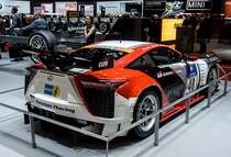 Lexus LFA (Rückansicht) GT Racing Variante. Autosalon Genf 2015.