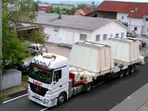 ACTROS1844 mit �berbreitem Sondertransport; 080922