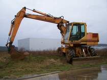 Case Poclain 688B in der Nähe von Contern (Lux.) am 25.02.2007