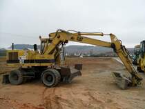 Caterpillar 206B FT bei Besch am 14.03.2010