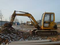 Komatsu PC 45-1 im Industriepark Trier-Föhren am 05.02.2012