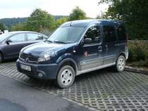 Renault Kangoo der Hessen Forst, Dienstfahrzeug des Revierfrsters von 36100 Petersberg - Marbach, 22.09.2008